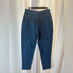 Vintage Land’s End High Waisted Jeans Women’s Size‎ 14 EVC No Back Pockets 491